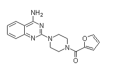 (4-(4-Aminoquinazolin-2-yl)piperazin-1-yl)(furan-2-yl)methanone